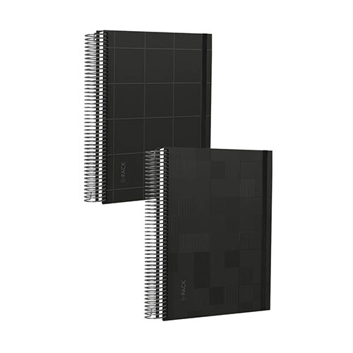 CUADERNO B-APACK 16x21 PREMIUM BLACK 96HJS FW