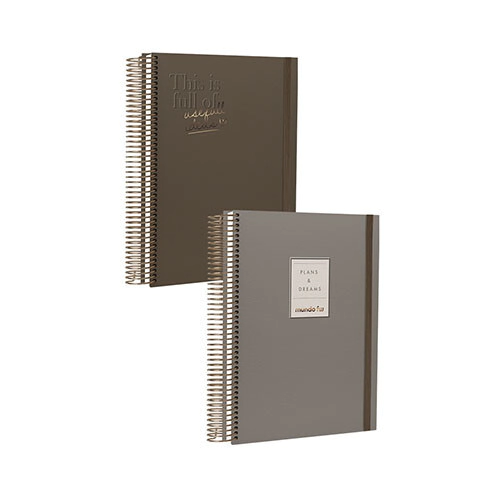 CUADERNO FW 16x21 PREMIUM COFEE 96HJS RAYADO