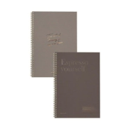 CUADERNO FW A4 SEMIRIGIDO COFEE 80HJS RAYADO