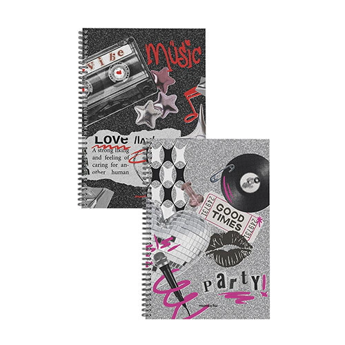 CUADERNO FW A4 SEMIRIGIDO GLOW 80HJS RAYADO
