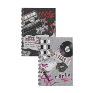 CUADERNO FW A4 SEMIRIGIDO GLOW 80HJS RAYADO