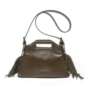 CARTERA MINI JANIS LIMA MARRON