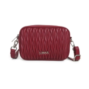 CARTERA BANDOLERA COCO LIMA BURGUNDY