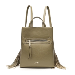 MOCHILA MEDIANA JANIS LIMA TAUPE
