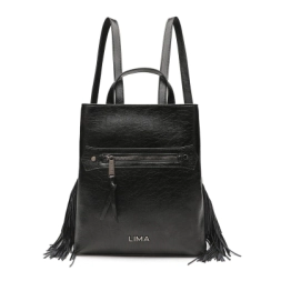 MOCHILA MEDIANA JANIS LIMA BLACK