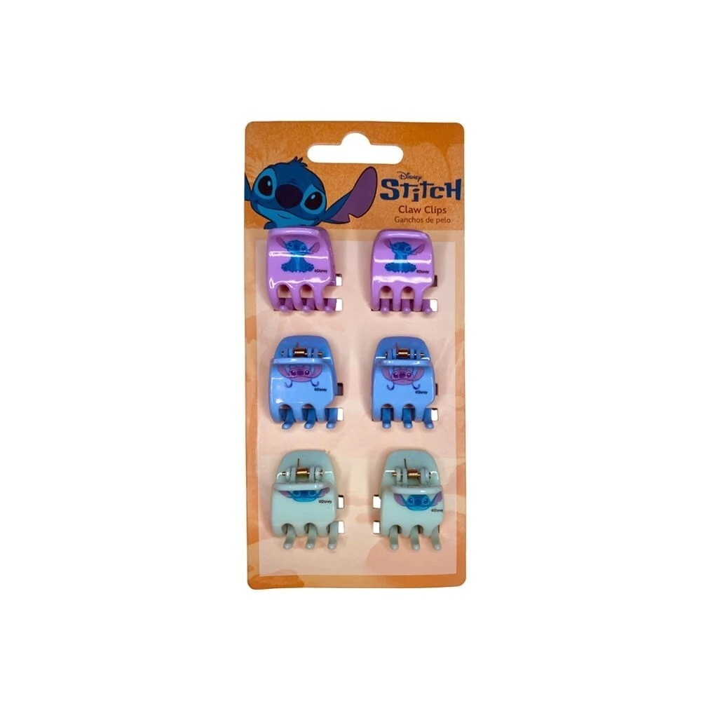 SET DE GANCHOS DE PELO STITCH