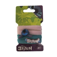 SET GOMITAS DE PELO STITCH