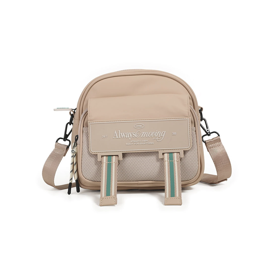 BANDOLERA BOWLING BAG SERENA CHIMOLA BEIGE