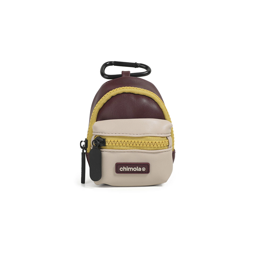 LLAVERO POUCH REBECCA CHIMOLA BURGUNDY