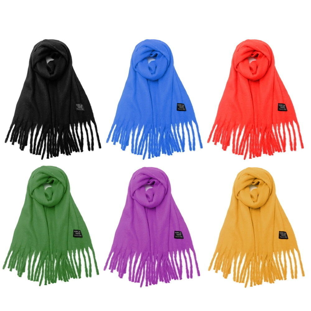 RUANA LISA NUBE CON FLECO 50x190CM SKORA