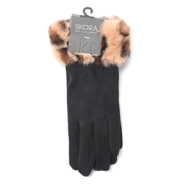 GUANTE MUJER CON PU&Ntilde;O ANIMAL PRINT SKORA