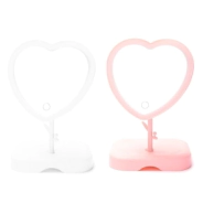 ESPEJO FORMA DE CORAZON LED SKORA