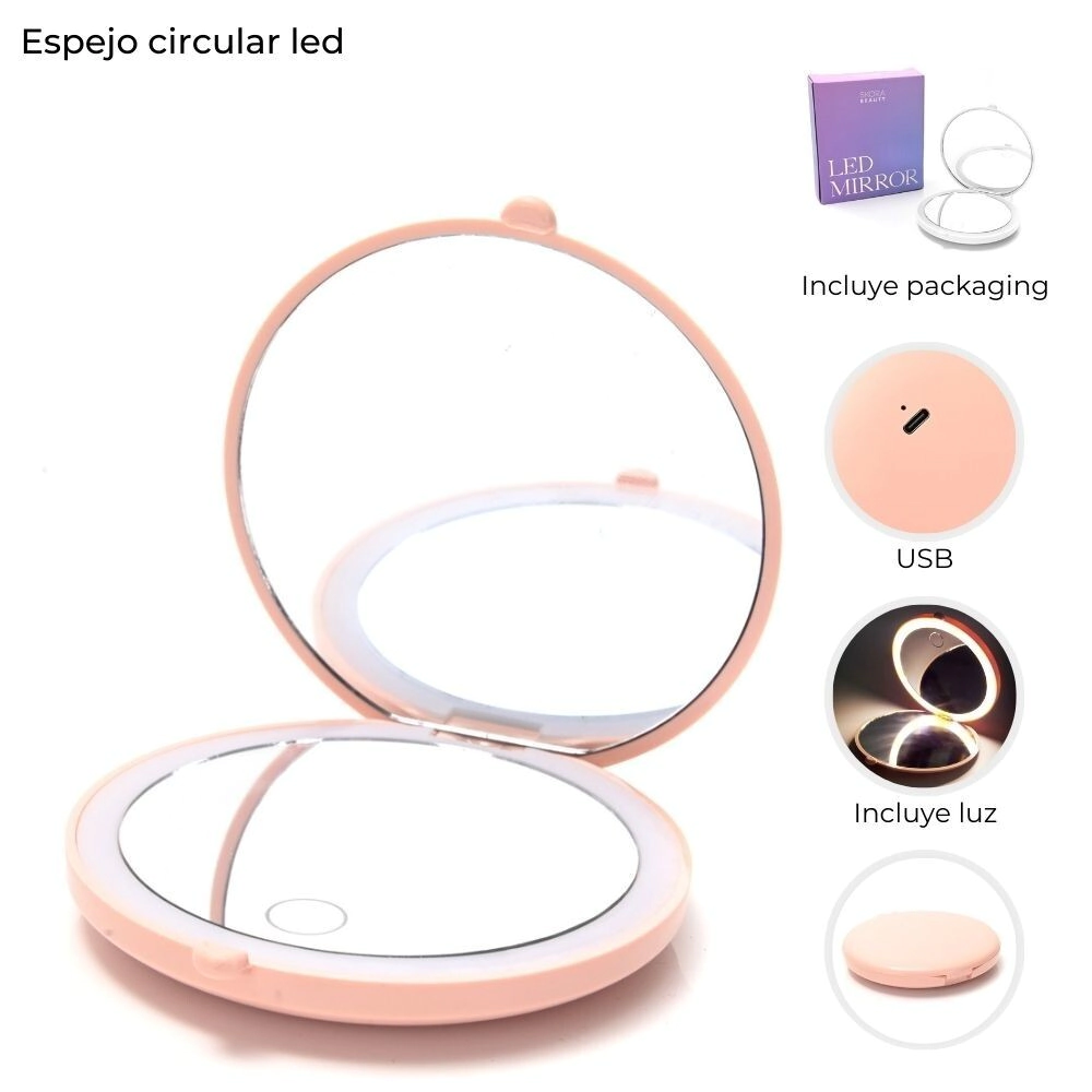 ESPEJO CIRCULAR LED SKORA