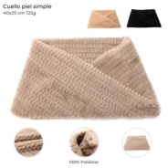 CUELLO PIEL SIMPLE 40x25CM SKORA