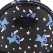 MOCHILA Y PORTA BOTELLA DISNEY STITCH NEGRA