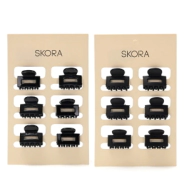 SET DE BROCHE DE PELO CUADRADO 2,5CM X6 SKORA
