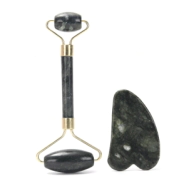 RODILLO MASAJEADOR DE JADE Y PIEDRA GUA SHA SKORA