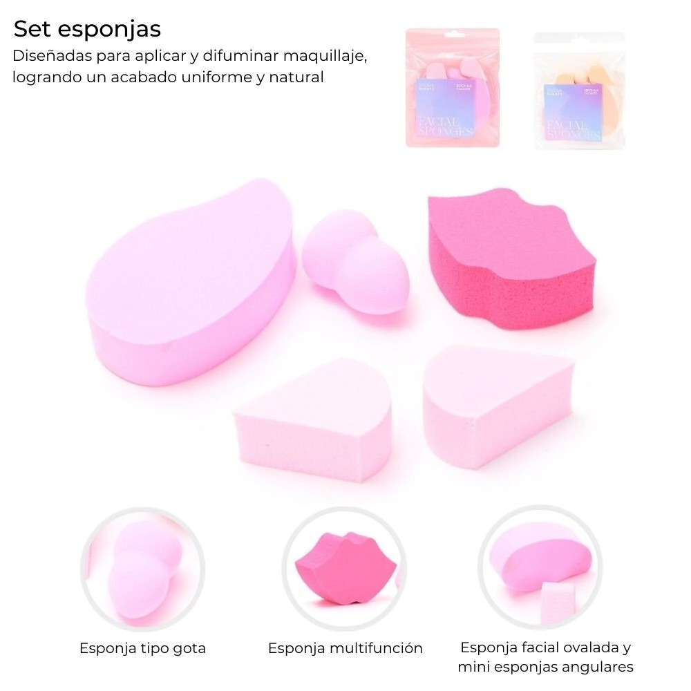 SET ESPONJAS X5 SKORA