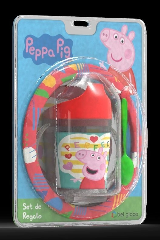 Bowl + Vaso Tomasolito Peppa Pig