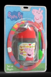 Bowl + Vaso Tomasolito Peppa Pig