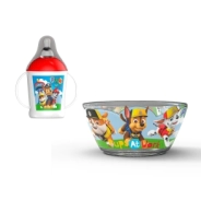 Cuenco + vaso tomatetina Paw Patrol