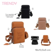 PHONE BAG TRENDY NEGRO