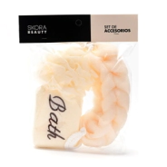 SET DE DUCHA SPA ESPONJA DE BA&Ntilde;O SKORA