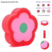 ESPONJA DE BA&Ntilde;O FLOR SKORA