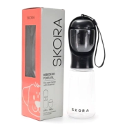 BOTELLA DE AGUA PARA MASCOTAS 550 ML CON CONTENEDOR SKORA