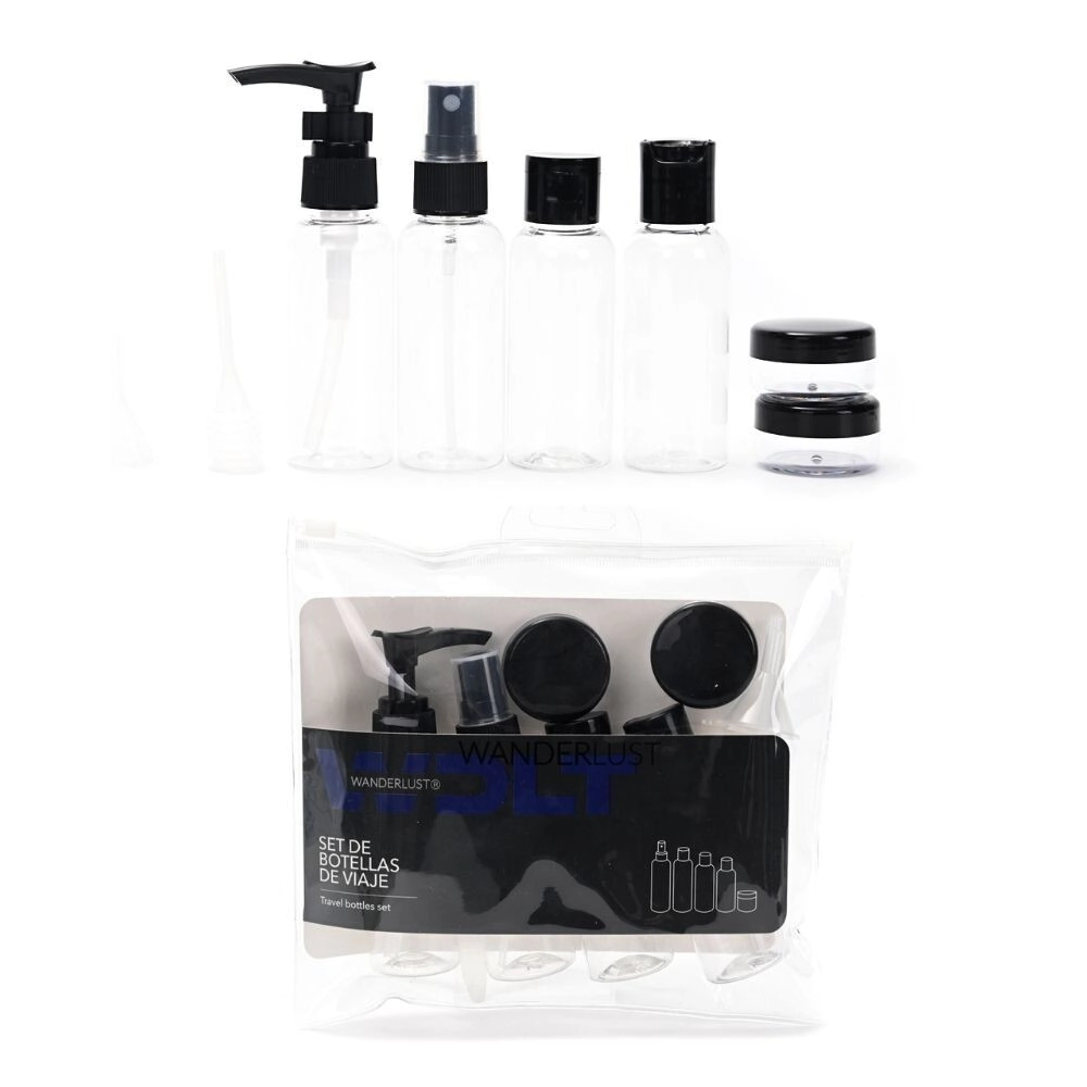 SET ENVASES PARA RELLENAR 9 PIEZAS WANDERLUST