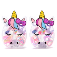 CAJA FORMA DE UNICORNIO CON ACCESORIOS PARA EL PELO SKORA