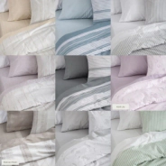 ALCOYANA JUEGO DE SABANAS RITMO CLASICA 132 HILOS 1 1/2 PLAZAS SURTIDO