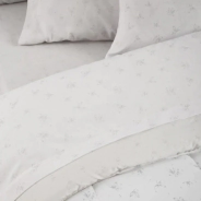 ALCOYANA JUEGO DE SABANAS ORGANIC 132 HILOS 1 1/2 PLAZAS ROBIN