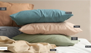 ALCOYANA JUEGO DE SABANAS ESTUDIO COLOR 144 HILOS KING SURTIDO