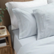 ALCOYANA JUEGO DE SABANAS BRODERY 1 1/2 PLAZAS (MICROFIBRA)