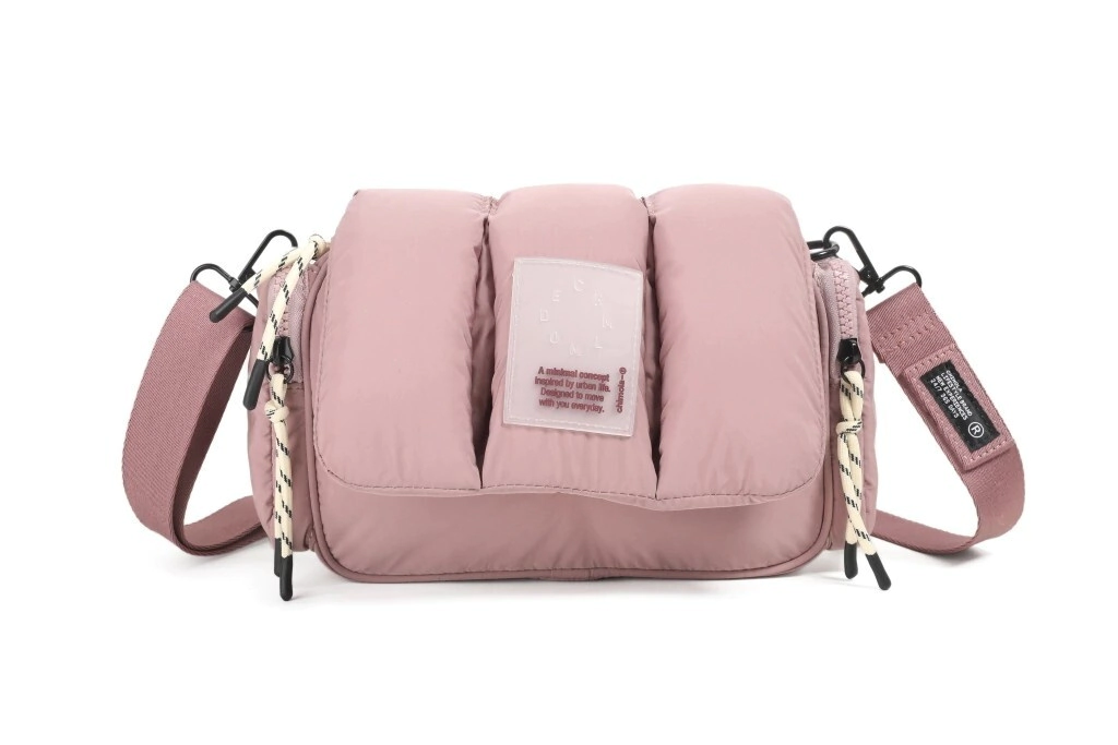 BANDOLERA DANA CHIMOLA PALE PINK