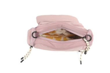BANDOLERA DANA CHIMOLA PALE PINK