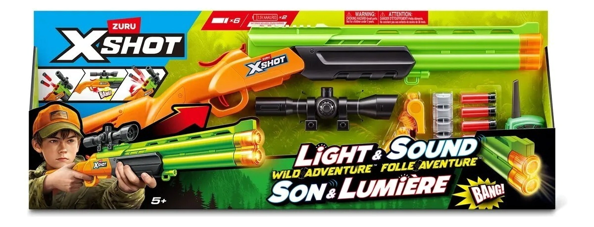 ARMA X-SHOT WILD ADVENTURE 6 DARDOS