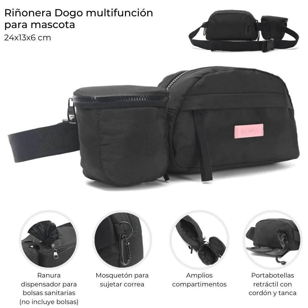 RI�ONERA DOGO MULTIFUNCION PARA MASCOTAS SKORA 24x13x6 CM