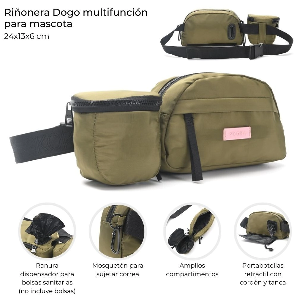 RI�ONERA DOGO MULTIFUNCION PARA MASCOTAS SKORA 24x13x6 CM