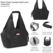 BOLSO DOGO TRANSPORTADOR PARA MASCOTAS SKORA 40x29x22 CM