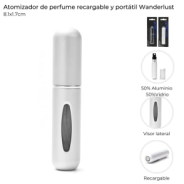 ATOMIZADOR DE PERFUME RECARGABLE WANDERLUST