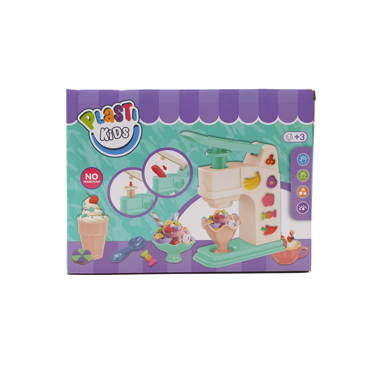MASAS PARA MODELAR CON ACCESORIOS 24x18x6CM