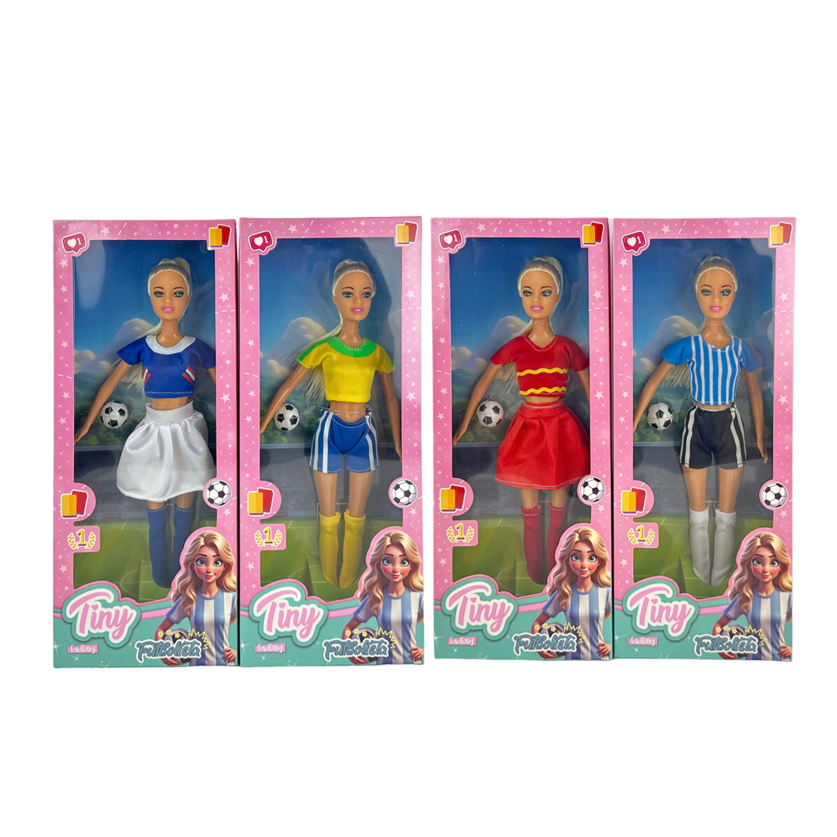 MU�ECA TINY FUTBOLISTA 32x14x5 CM