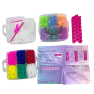 SUPER VALIJA DE PULSERITAS TINY MAGIC 4600 BANDITAS DE COLORES