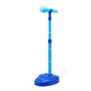 MICROFONO DE PIE A PILAS CON LUZ Y SONIDO 21x6x35 CM
