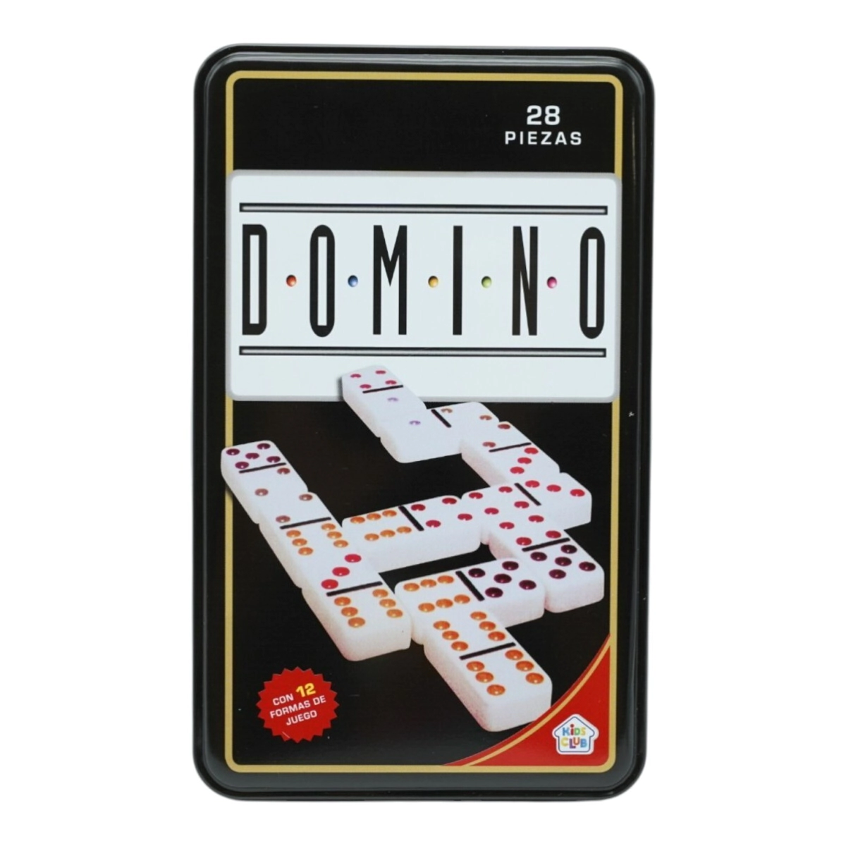 DOMINO EN LATA 28 PIEZAS KIDS CLUB 29x11x2 CM