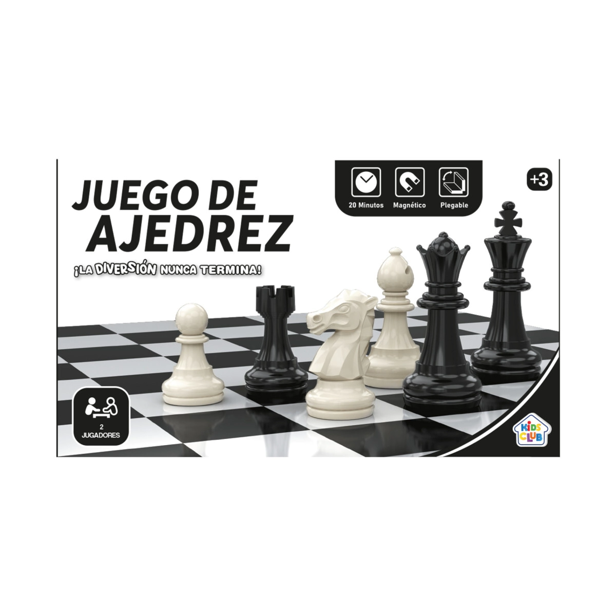 JUEGO DE AJEDREZ MAGNETICO 24x12 CM
