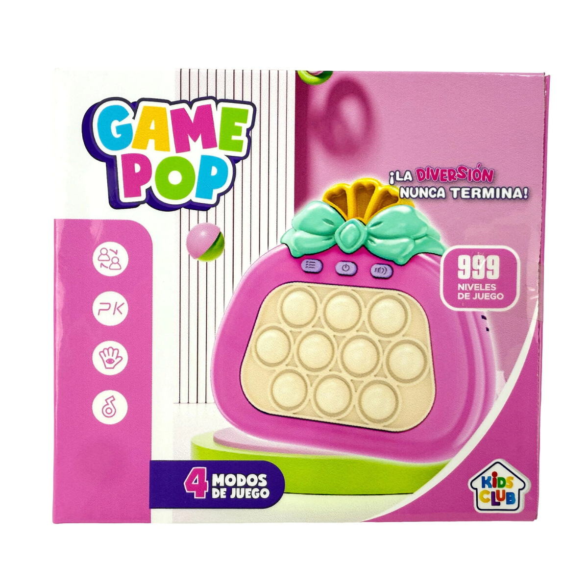JUEGO INTERACTIVO POP IT 13x6x12 CM