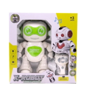 ROBOT A RADIO CONTROL CON LUZ Y SONIDO 26x25x10 CM